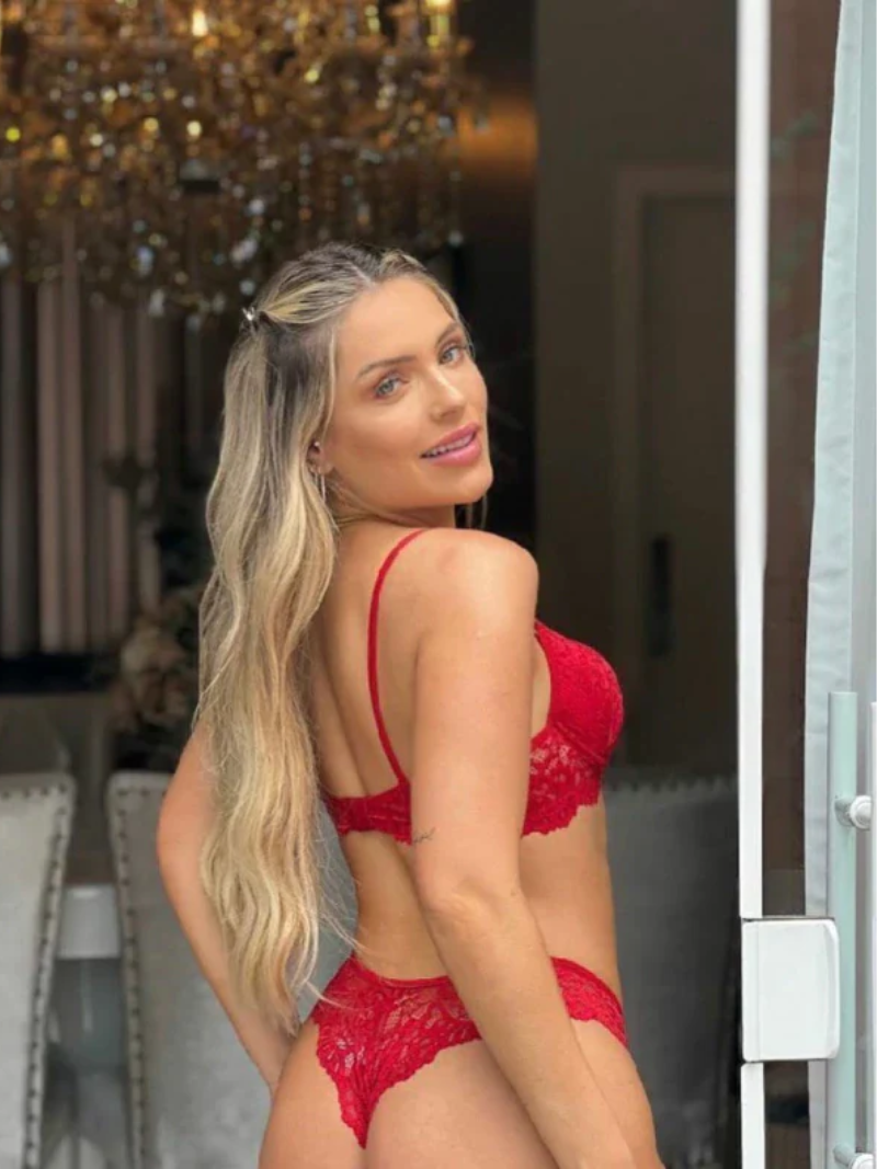 CONJUNTO DE LINGERIE VERMELHO