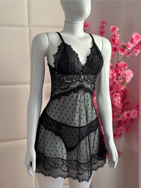 CONJUNTO CORAÇÕES PRETO