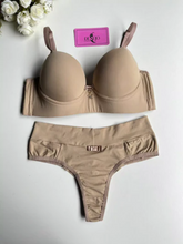 CONJUNTO DE LINGERIE BÁSICO NUDE